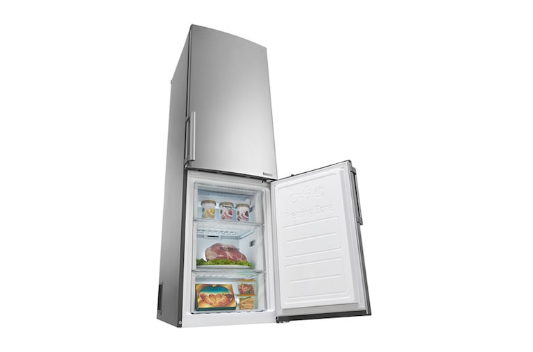 LG Ny  kombinerad Kyl/Frys med Total No Frost, 190cm (nettovolym 318 liter), GBB59NSGFB